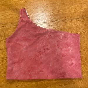 Ethos Yoga Pink One-Shoulder Top NWOT